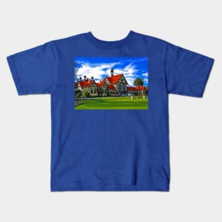 The Old Baths House, Rotorua, New Zealand Kids T-Shirt